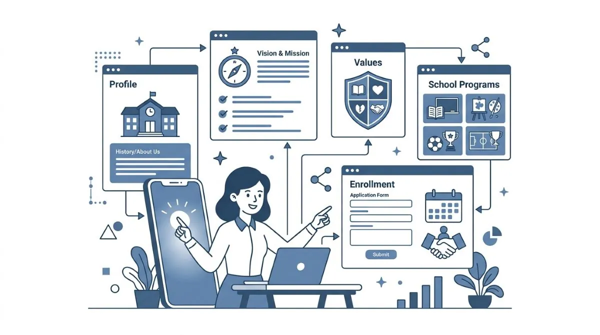 Situs Web Profil Sekolah PPT AL Balad Surabaya